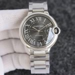 TW Factory Cartier 2824 Movement 42MM Steel Sapphire Glass Grey Watch